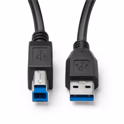 Microconnect USB3.0AB3B câble USB 3 m USB 3.2 Gen 1 (3.1 Gen 1) USB A USB B Noir