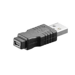 Microconnect USB A- Mini USB B 5pin M-F Mini USB B 5 pin Noir