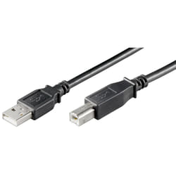 Microconnect USBAB3B câble USB 3 m USB 2.0 USB A USB B Noir