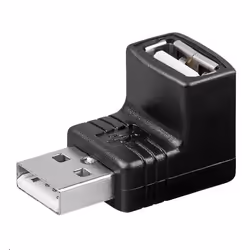 Microconnect USBAMAFA, USB A, USB A, Noir