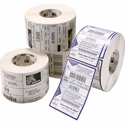 Zebra Z-Select 2000T, Blanc, Transfert thermique, 57 x 32 mm, 2,5 cm, 2100 pièce(s)