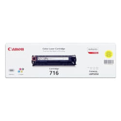 Canon 716 Y Cartouche de toner 1 pièce(s) Original Jaune