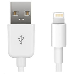 Microconnect LIGHTNING1 câble Lightning 1 m Blanc