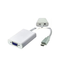 Microconnect HDMVGA2 câble vidéo et adaptateur 0,15 m HDMI VGA (D-Sub) Blanc