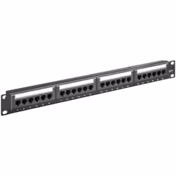 Microconnect PP-013, RJ-45, Cat6, Noir, Montage de rack, 1U, 500 g