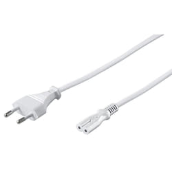 Microconnect PE0307100W câble électrique Blanc 10 m Coupleur C7