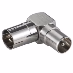 Microconnect COAXADAPTERA, Coax, Coaxial, Argent