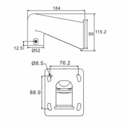 Ernitec 0070-10007 support et boîtier des caméras de sécurité