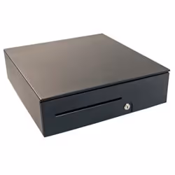 APG Cash Drawer T520-BL1616-M5, Acier, Noir, 12/24 V, 406 mm, 427 mm, 124 mm