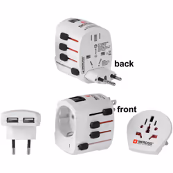 Microconnect PETRAVEL12, Intérieure, USB, 5 V, Blanc