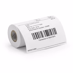 Zebra Z-Perform 1000D 80 Receipt, Blanc, Papier, Transfert thermique, 1,9 cm, 1 pièce(s), 50 x 19000