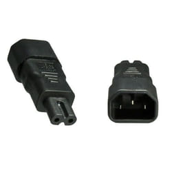 Microconnect PE147AD changeur de genre de câble C14 C7 Noir