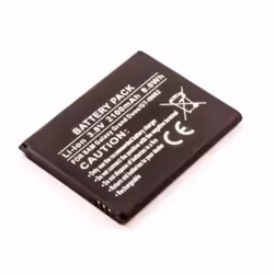 CoreParts MSPP2821, Batterie, Argent, Lithium-Ion (Li-Ion), 2100 mAh, 3,8 V, 8,36 Wh