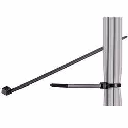 Microconnect CABLETIE3, Attache pour câble d'échelle, Noir, 203 mm, 2,5 mm, 2,5 mm, 90 g