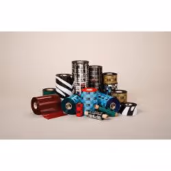 Zebra 2300 Wax Ribbon Black 105mm x 450m, Transfert thermique, Cire, Noir, 450 m, 2,5 cm, 105mm