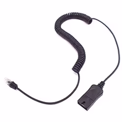 POLY 38232-01, 4 m, RJ11, Noir, Mâle, Femelle