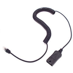 POLY 38232-01 câble de téléphone 4 m Noir