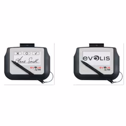 Evolis SIG100 10,2 cm (4") Blanc, Noir LCD