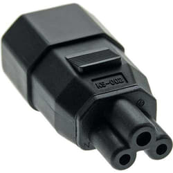 Microconnect PEA0408 changeur de genre de câble C14 C5 Noir