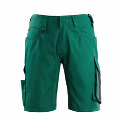 MASCOT 12049-442-0309, Shorts, Homme, Noir, Vert, Coton, Polyester, 270 g/m², 35%