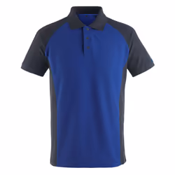 MASCOT 50569-961-11010, Chemise, Homme, Noir, Bleu, Coton, Polyester, 210 g/m², 60%