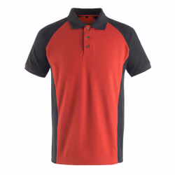 MASCOT 50569-961-0209, Chemise, Homme, Noir, Rouge, L, Coton, Polyester, 210 g/m²