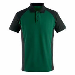 MASCOT 50569-961-0309, Chemise, Homme, Noir, Vert, M, Coton, Polyester, 210 g/m²