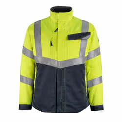 MASCOT 15509-860-17010, Veste, Homme, Noir, Jaune, XXL, Coton, Polyester, 290 g/m²
