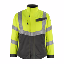 MASCOT 15509-860-1718, Veste, Homme, Noir, Jaune, 3XL, Coton, Polyester, 290 g/m²