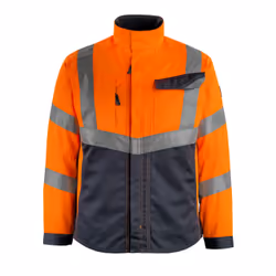 MASCOT 15509-860-14010, Veste, Homme, Noir, Orange, L, Coton, Polyester, 290 g/m²