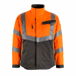 MASCOT 15509-860-1418, Veste, unisexe, Anthracite, Orange, XXL, Viêt Nam, OEKO-TEX® STANDARD 100 EN ISO 20471 - class 2 Hi-Vi ...