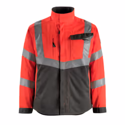 MASCOT 15509-860-22218, Veste, Homme, Anthracite, Rouge, XL, Coton, Polyester, 290 g/m²