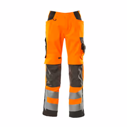 MASCOT 15579-860-1418, Pantalons, unisexe, Anthracite, Orange, Coton, Polyester, 290 g/m², 35%