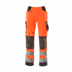 MASCOT 15579-860-22218, Pantalons, unisexe, Anthracite, Rouge, Coton, Polyester, 290 g/m², 35%