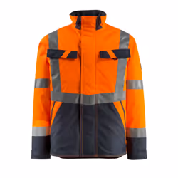 MASCOT 15935-126-14010, Veste, Homme, Marine, Orange, XXL, Polyester, 190 g/m²