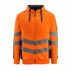 MASCOT 50138-932-14010, Veste, unisexe, Marine, Orange, 4XL, OEKO-TEX® STANDARD 100 EN ISO 20471 - class 2 (S) EN ISO 20471 - ...