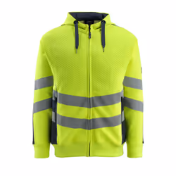 MASCOT 50138-932-17010, Chemise, Homme, Noir, Jaune, S, Coton, Polyester, 310 g/m²