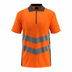 MASCOT 50130-933-1418, Chemise, unisexe, Anthracite, Orange, L, Chine, OEKO-TEX® STANDARD 100 EN ISO 20471 - class 2 Hi-Vis G ...