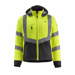 MASCOT 15502-246-1709, Veste, Homme, Noir, Jaune, S, Polyester, 360 g/m²