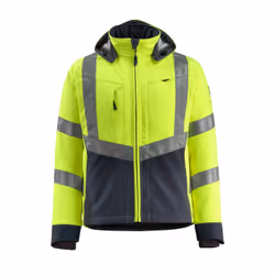 MASCOT 15502-246-17010, Veste, Homme, Noir, Jaune, XXL, Polyester, 360 g/m²