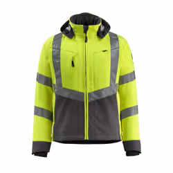 MASCOT 15502-246-1718, Veste, Homme, Anthracite, Jaune, S, Polyester, 360 g/m²