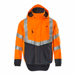 MASCOT 15501-231-14010, Veste, Homme, Marine, Orange, XXL, Polyester, 210 g/m²