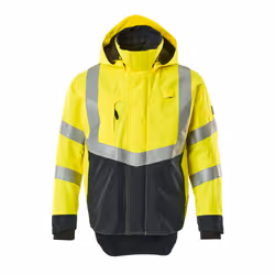 MASCOT 15501-231-17010, Veste, Homme, Noir, Jaune, XL, Polyester, 210 g/m²