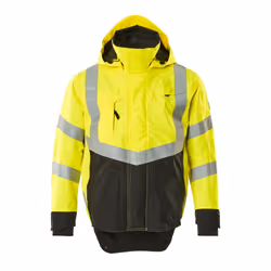MASCOT 15501-231-1709, Veste, Homme, Noir, Jaune, XXL, Polyester, 210 g/m²