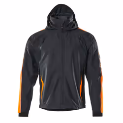 MASCOT 15001-222-01014, Veste, Homme, Noir, Orange, M, Polyester, 250 g/m²