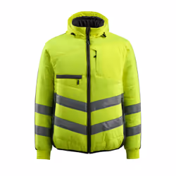 MASCOT 15515-249-1709, Veste, Homme, Noir, Jaune, XXL, Polyester, 365 g/m²