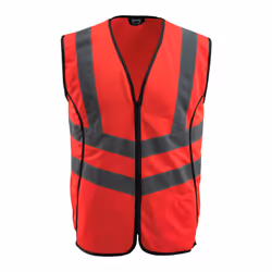 MASCOT 50145-982-222, Gilet, Homme, Rouge, XL, Polyester, 160 g/m²