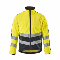 MASCOT 15503-259-17010, Veste, unisexe, Marine, Jaune, XXL, Laos, OEKO-TEX® STANDARD 100 EN ISO 20471 - class 2 Hi-Vis Group  ...