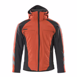 MASCOT 16002-149-0209, Veste, Homme, Noir, Rouge, XL, Elastane, Polyester, 305 g/m²