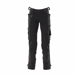 MASCOT 17079-311-09, Pantalons, unisexe, Noir, Elastane, Nylon, 235 g/m², 8%